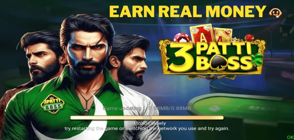 how to earn real money from 3 patti boss